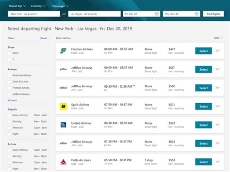 microsoft bing flights.